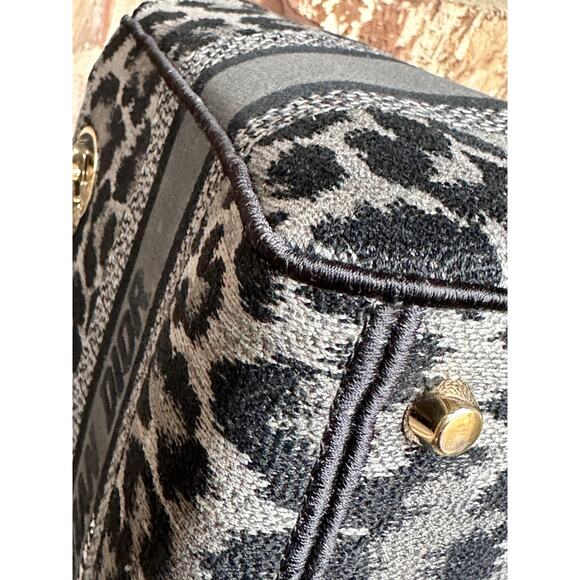 Christian Dior Lady D-Lite Bag Mizza Embroidered Canvas Medium 52213 - Picture 7 of 16